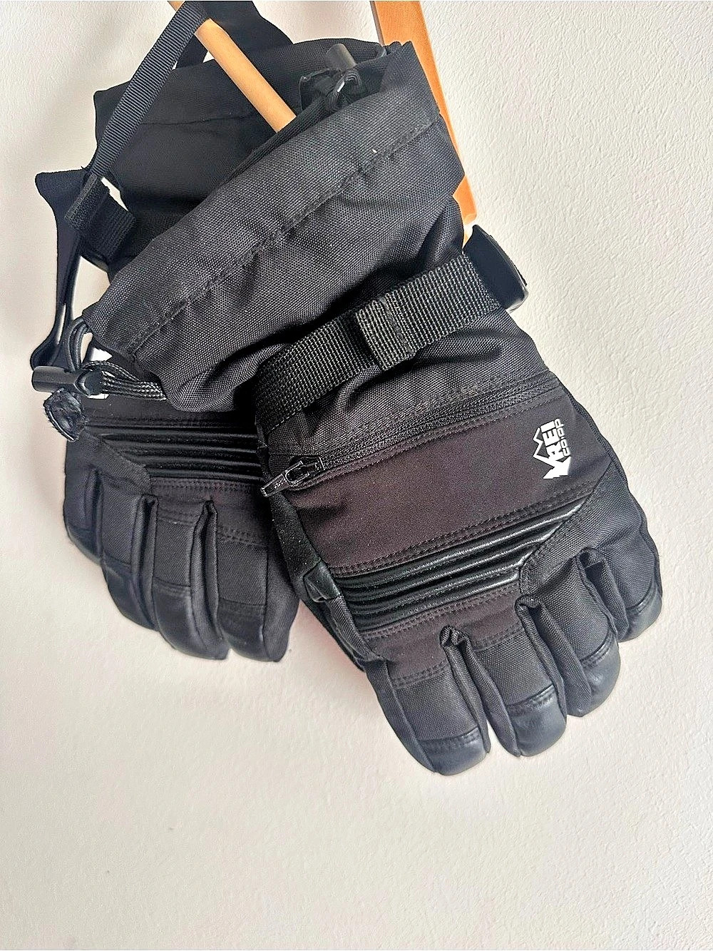 REI Co-op Kids Winter Ski Gloves Large Black